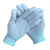 YHGFEE手套男女碳纤维透气尼龙薄电子厂专用装机防护无尘作业劳保 碳纤维手套涂掌（60双） L