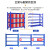 货架置物架商用收纳架展示架一体分层仓储货架储物架落地货物架超市陈列架子铁架子加粗加厚立柱层板金属层架 白色主架四层 200*50*200cm【重型300KG/层】
