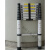伸缩梯竹节梯伸收梯便携梯铝合金家用梯多功能梯升缩梯收缩梯 加厚多功能1.9+1.9直梯.米