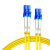 SAMZHE 光纤跳线 LC-LC 单模双芯 黄色 3m G1-LCLC03