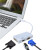 CableDeconn 微软拓展器坞surface pro6/5/4/3扩展转换坞laptop2转接 VGA+(HDMI+DVI)4K 白色 Surface3  Pro3/4/5/6