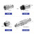 顺豹 gx12航空插头对接式连接器焊接式多芯 gx12-3芯插头（孔）