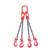 莫百特 链条吊索具 G80级高强度锰钢链条索具 吊具成套 吊车行车组合 可定制 单位：套 两腿5吨5米 