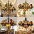 莎庭（SARTILL）复古双层蒂凡尼彩色玻璃鹦鹉吊灯客厅酒吧别墅多头琉璃灯 12头鹦鹉吊灯