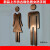 创意亚克力卫生间门标牌男女洗手间标识牌/厕所古铜色标示牌 银色 20x6cm