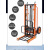 适用电动堆高车220v简易小型叉车升降机举高机堆垛堆高堆包摞胎机 200GK【万向轮+板]升高2米