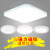 磁铁灯罩外壳圆形卧室灯罩房间外壳罩方形吸顶灯灯罩灯具配件 乳白色 樱花磁铁灯罩35cm