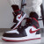 耐克（NIKE）篮球鞋aj女鞋 Air Jordan 1 AJ1 休闲鞋复古运动鞋板鞋 DJ4695-122白黑红 37.5