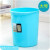 中环力安 垃圾桶创意大号办公室无盖垃圾篓塑料桌面厨房卫生间垃圾桶8 大号蓝色 26.5X30cm