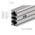 仁南8槽80160铝合金型材 80x160工业欧标重型框架铝材 SD-8-80160L 槽宽8.2