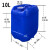 螺丝侠化工桶塑料桶25kg10L20升30公斤级废液方桶储水桶带盖酒油桶 25L加厚白色方桶