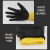 山都澳 劳保手套 丁腈浸胶涂层 耐磨 防滑 工地施工防护手套 SD-518黄色(12副装）