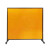 佩达韦 焊接屏障防弧光软板电焊遮光板电焊遮光帘  （TY）-定制 1800*1500  2mm 橘红色 框架扎带款