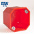 公元（ERA）管道优家PVC电工管穿线管暗盒线盒底盒八角灯头箱8方盒灯头箱（插片式） 红色灯头箱盖