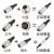 反装J09仿安菲诺宾德连接器 航空插头座M16-2/3/45/6/7/8/12/14芯 M16-24芯公插头