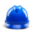外星猫 V型ABS安全帽工地 新国标 领导监理 施工建筑 电力电绝缘安全头盔 V型蓝色 