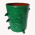 定制适用铁垃圾桶 户外环卫挂车大铁桶 360L铁制垃圾桶 市政铁皮 2.0mm厚绿色无盖