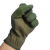 骁尉飞行员触屏手套户外通用飞行表演队标手套可触屏防滑手套军绿通航手套 军绿色  XL