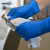 爱马斯(AMMEX)一次性丁腈手套加厚丁晴食品实验室清洁检查防水工作防护厨房劳保手套 XNFST42100(小码)