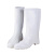 双安 PM95厨房卫生靴 耐油 防滑水鞋雨鞋 模压靴 黑色白色食品靴 白色 36码