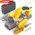 木工电刨手提压刨机 电动工具 铝体电刨+工具箱 刨+工具箱