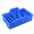 长方形周转箱塑料零件配件盒螺丝元件物料盒加厚养鱼龟可叠加 红色9号195*146*54