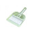 迷你学生桌面清扫小扫把簸箕套装扫地笤帚刮水扫帚清洁小刷子 普通款-绿色买2送1