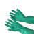 代尔塔（DELTAPLUS） 201802丁腈橡胶防化手套 VE802 1副 绿色 8.5码