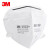 3M口罩KN95口罩9502+头戴式防粉尘雾霾颗粒物50只环保袋装非独立包装