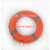 船用专业 加厚塑料儿童实心高浮力5556国标2.5kg游泳圈 地中海红色中号