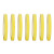 筑采 ZHUCAI 胶带 02黄色 5S彩色胶带定置线 0.5CM宽x66米定位标识划线胶带酒店厨房 7卷1组 5组起售 1组价
