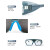 烧电焊眼镜氩弧焊防强光护眼焊工通用眼镜 二保焊护眼焊工专用防 深色