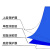 艾博瑞（Aberry）粘尘垫除尘胶垫无尘室实验室地垫脚垫可撕式蓝色300张 300张/盒 45*60cm蓝色