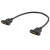 益德胜 HDMI母对母延长线带耳朵4K 1080P高清线带螺丝孔可固定HDMI线1.4版铜芯加长线 1米