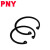 PNY 孔卡 内卡 孔用弹性挡圈C型卡簧卡环卡黄 Φ70-200进口尺寸 内卡φ100（1只） 包 1
