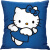 Hello Kitty猫抱枕diy定制来图定做可印照片凯蒂猫咪哈喽KT靠枕 01 35x35cm[含枕芯超柔法国绒