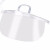 LK3260 防雾透明口罩餐饮酒店卫生口罩厨师塑料防口水飞沫口罩 分体A款10个/盒