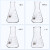 德银  三角烧瓶喇叭口玻璃锥形瓶广口三角瓶三角摇瓶 3000ml（喇叭口）