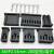 黑色AMP2.54胶壳280连接器单排接插件插头端子替代280358/280359 8P胶壳10个