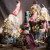 掬涵圣诞节日气氛摆件圣诞老人挂件雪人圣诞树复古怀旧手绘艺术风格装饰品 JOY雪人(C款)(13*20cm)