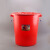 靓丽加（Lianglijia）工业大桶 红色 65号大容量塑胶油桶加厚桶塑料水桶含盖含提手
