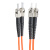 ST-ST多模双芯光纤跳线  3M5/10/20/25/50米尾纤62.5/125光钎线 多模双芯ST-ST 25m