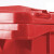 知旦 分类垃圾桶 红色120L有害垃圾脚踏款 塑料材质分类果皮箱子户外垃圾桶可定制 ZT111