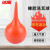 冰禹 BYrl-207 实验用橡胶洗耳球 皮老虎皮吹吹气球清洁球 大号90ml