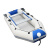 跃励工品 加厚充气橡皮艇 户外防汛救灾救援皮划艇 充气船  3.0米条板底船（5-6人）一台价