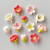 哥纶小清新花朵装饰冰箱贴中国风田园创意翻新美化3D立体树脂磁性贴 白色桃花一套12枚 小