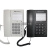 K042酒店电话机宾馆客房办公前台定制内部线用座机 前台电话高品质盈信218黑色