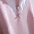 苒轩假两件针织衫女粉红毛衣拼接衬衫长袖2024春季新款洋气士衬衣针织 粉红色加绒 S