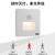 雷士照明（NVC）LED感应灯小夜灯 地脚灯智能感应嵌入式追光灯过道走廊灯 红外人体感应+光控-灰色款1W暖黄光