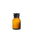 兰诗（LAUTEE）SY4054  加厚玻璃广口瓶 大口试剂瓶 磨砂口玻璃药棉酒精瓶 棕色30ml